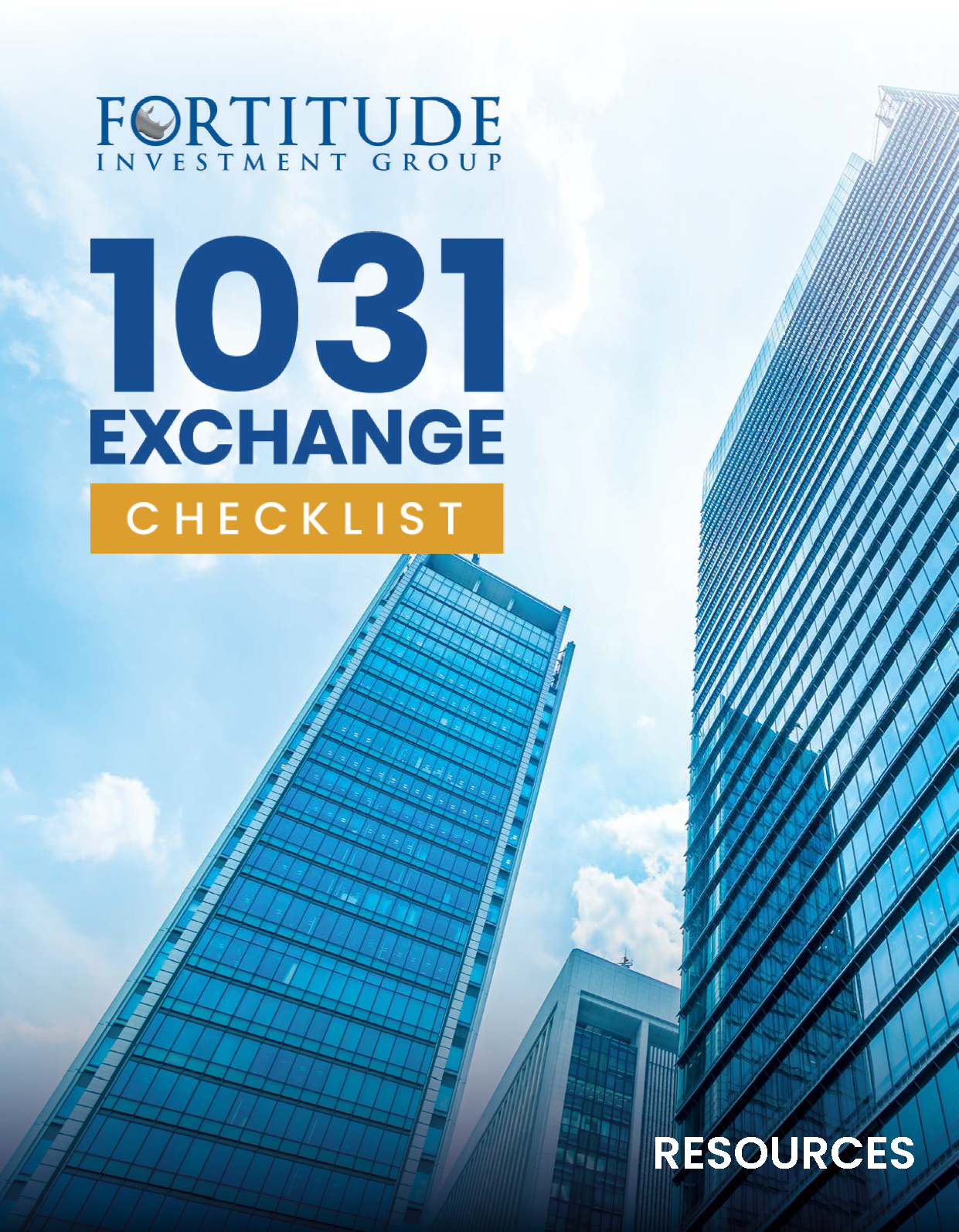 1031 Exchange Checklist Cover